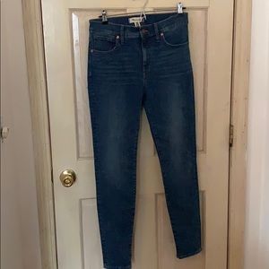 Madewell 9’ High Rise Skinny Jeans (29 Tall)